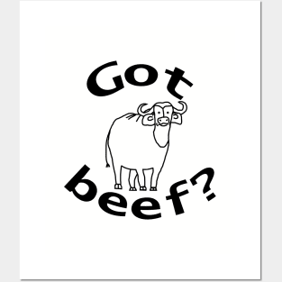 Got Beef Funny Grilling Food Posters and Art